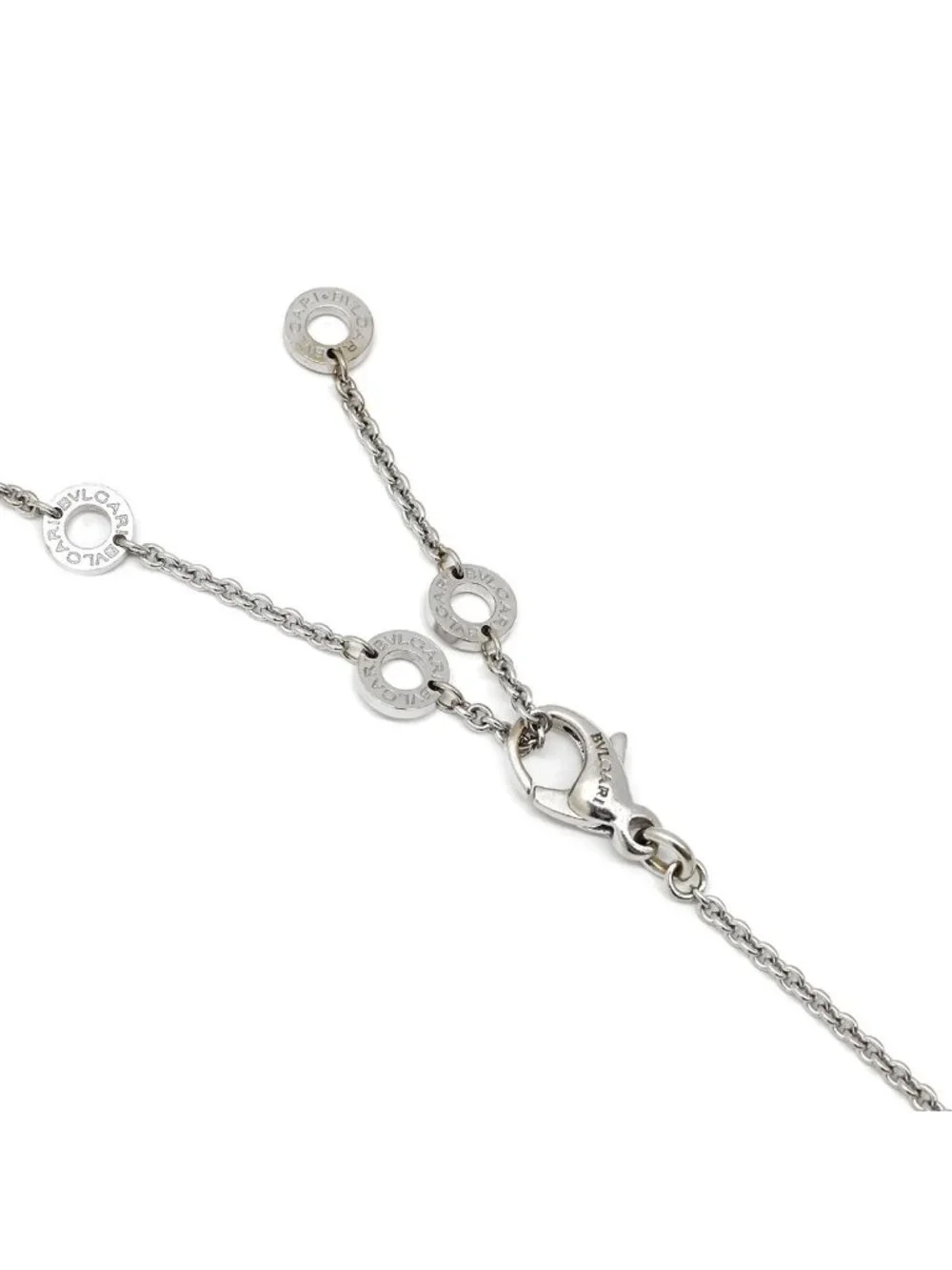 Bvlgari Necklace Parentesi White Gold Pendant 18